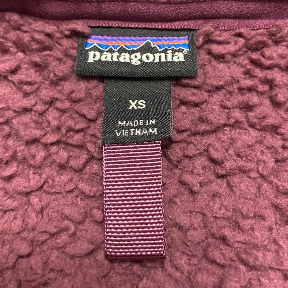 Patagonia Women's Los Gatos 1/4-Zip xs burgundy Style #25235 - Picture 6 of 12